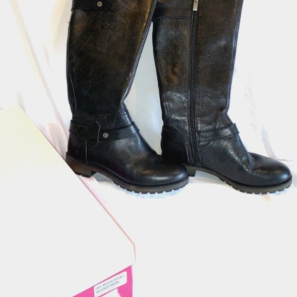 NIB - Naturalizer Women's Riding Boots Tanita Black 22 Size 9M Retired - Picture 3 of 3